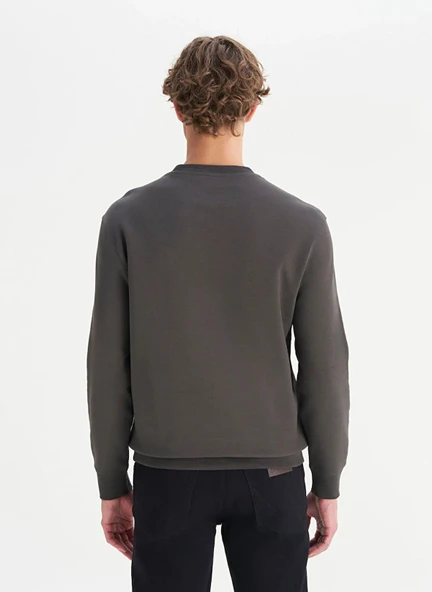 Wrangler Erkek Sweatshirt W252025533W - Resim 4