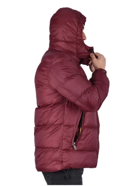 BORDO KAPŞONLU MONT - Resim 10