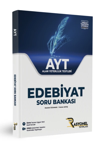 Ayt Edebiyat Soru Bankası (YAZARLARINDAN VİDEO ÇÖZÜMLÜ) ürün görseli 1