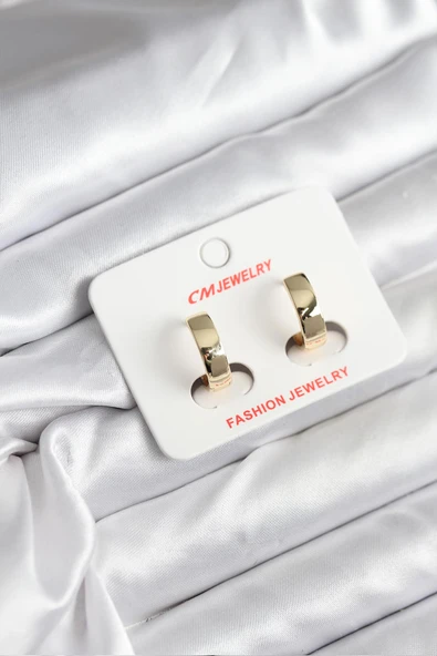 14K Gold Renk Kaplama CM Kadın Küpe ürün görseli 1