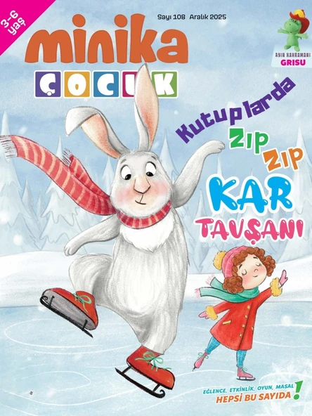 Minika Çocuk Dergi Aralık 2025 (3-6 yaş) ürün görseli 1