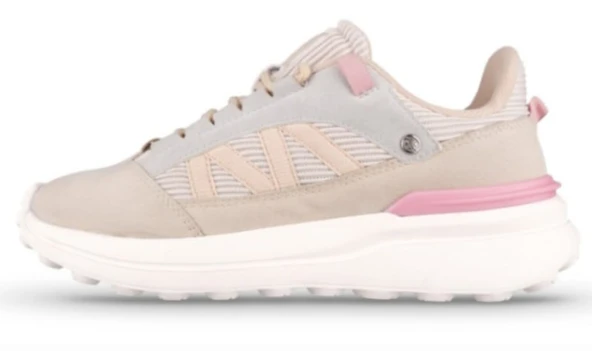 MP 252-6054 Bej Kadın Bağcıklı Spor Ayakkabı - Resim 2