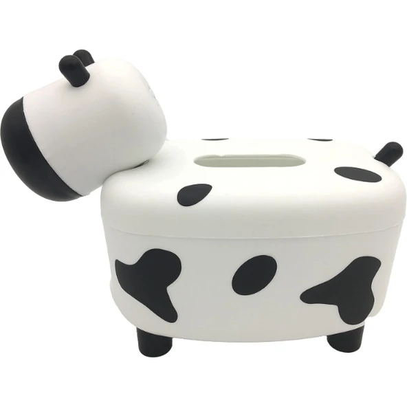 Mıknatıslı Tuzluk ve Peçetelik (Sevimli İnek Figürlü) - Resim 3