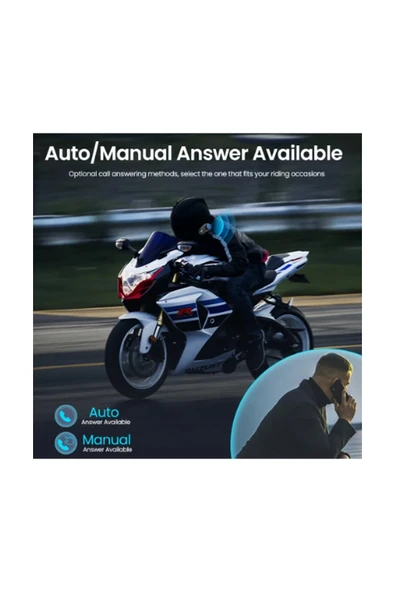 Bt35 Kask Kulaklık Bluetooth 5.0 Motosiklet Interkom Su Geçirmez Kablosuz Kulaklık - Resim 5