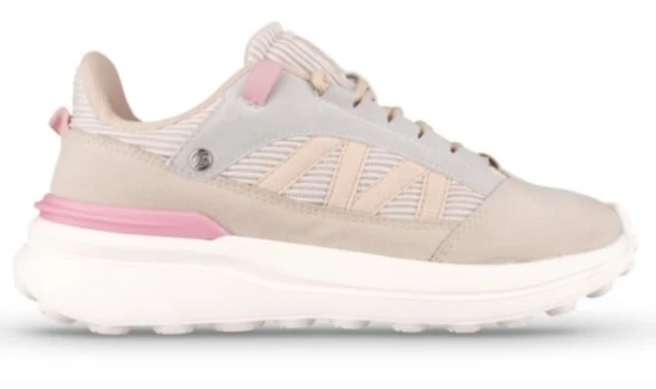 MP 252-6054 Bej Kadın Bağcıklı Spor Ayakkabı ürün görseli 1