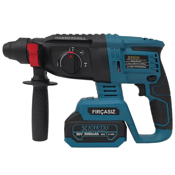 HSGL HKT 747 7’li Akülü Set  36V 3Ah  Kırıcı Delici, Vidalama, Dekupaj, Daire Testere, Freze, LED Işık  Çok Amaçlı Profesyonel El Aletleri Seti - Resim 5