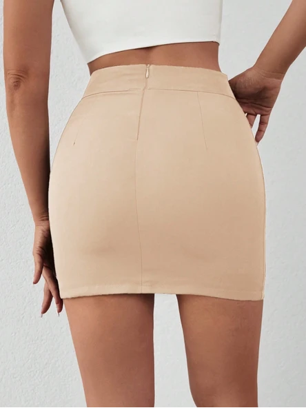 Zincirli mini etek s241008 - Resim 2