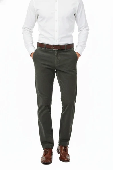 Erkek Kışlık Kadife Pantolon Klasik Kalıp BGL-ST04967 - Resim 4