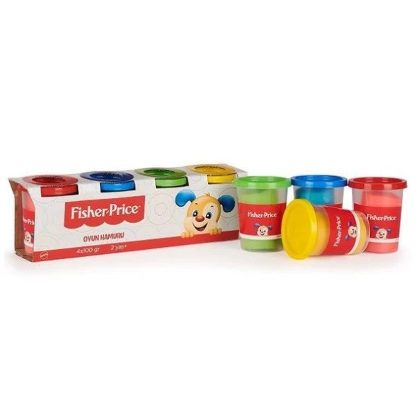 Fisher-Price Oyun Hamuru 4'lü Paket (4 x 100 gr)