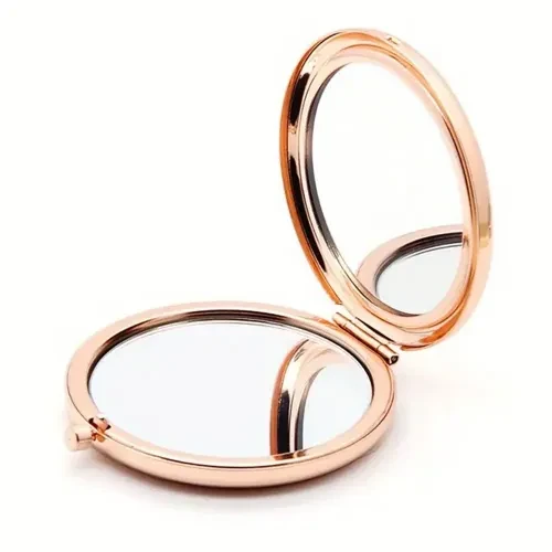 Promosyon Yuvarlak Cep Aynası Rose Renk ürün görseli 1