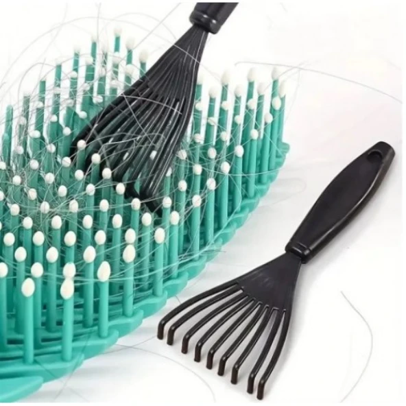 Pratik Saç Fırçası ve Tarak Temizleme Aparatı 2 Adet - Resim 4