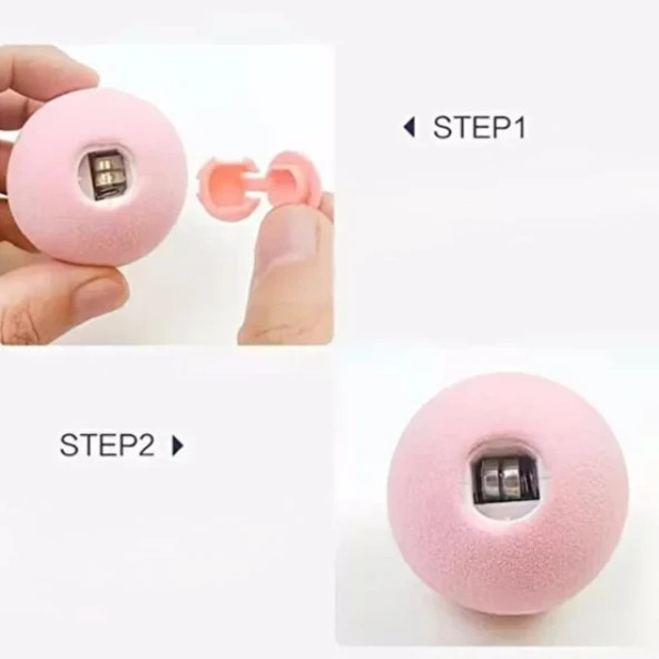 Kedi Otlu 3 Sesli İnteraktif Top Kedi Oyuncağı - Resim 2