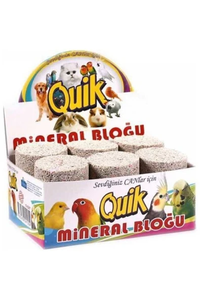 Quiko Quik Kuşlar Için Mineral Blok Gaga Taşı 2 Adet ürün görseli 1
