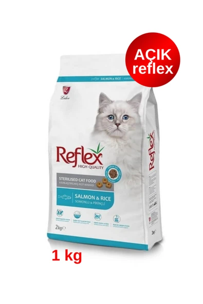 REFLEXX Kedi Somonlı Pirinçli Kısır Kedi Maması 1KG ürün görseli 1