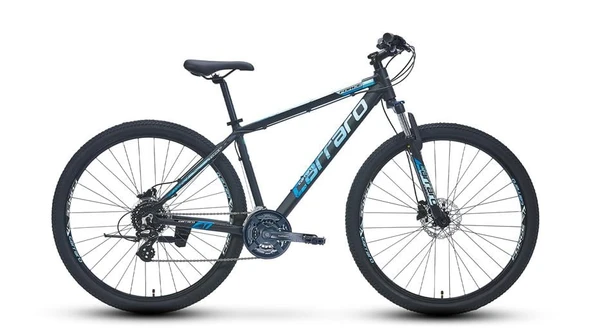 CARRARO FORCE 650 ERKEK DAĞ BİSİKLETİ 432H HD 26 JANT 24 VİTES MAT SİYAH MAVİ AÇIK MAVİ GÜMÜŞ ürün görseli 1
