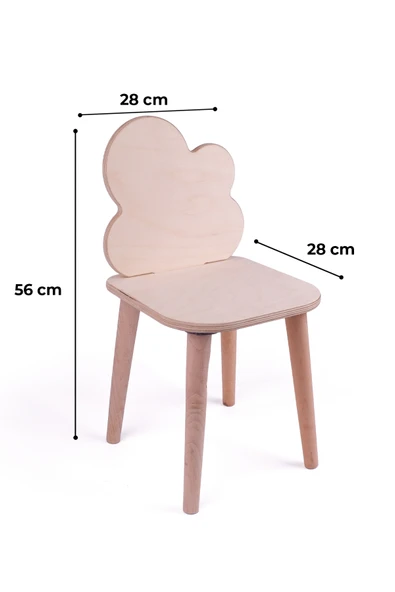 Montessori Çocuk Ahşap Oyun Etkinlik Çalışma Masası Seti, Sandalyeli Ve 2 Saklama Alanlı - Resim 6
