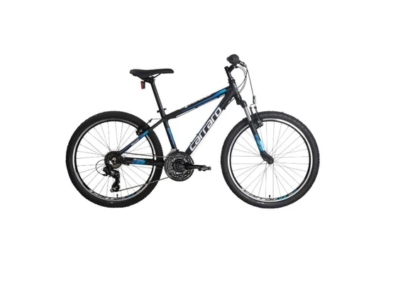 CARRARO SPEED 240 ERKEK DAĞ BİSİKLETİ 360H V 24 JANT 21 VİTES MAT SİYAH MAVİ KOYU MAVİ - Resim 1