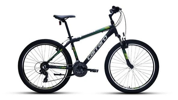 CARRARO SPEED 260 ERKEK DAĞ BİSİKLETİ 360H V 26 JANT 21 VİTES MAT SİYAH YEŞİL KOYU YEŞİL ürün görseli 1