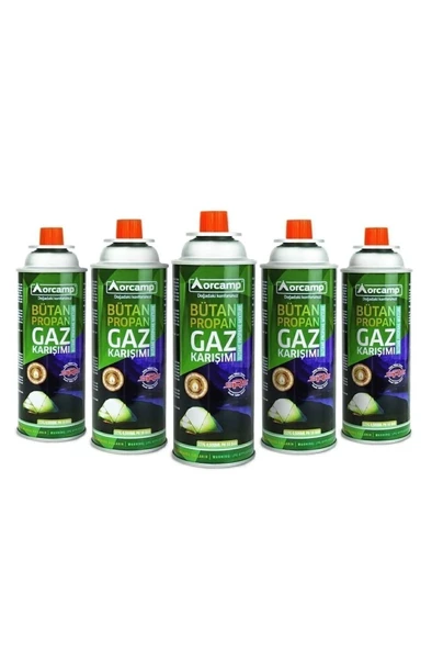 Orcamp 5 Adet Kartuş Kamp Gazı 227 GR KTS-227 ürün görseli 1