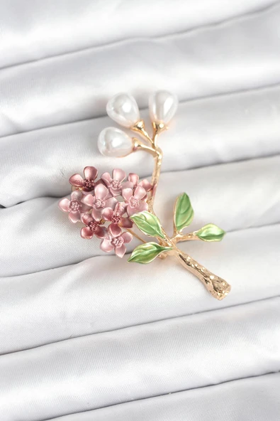 Çiçek Model Broş - TJ-BR458 ürün görseli 1