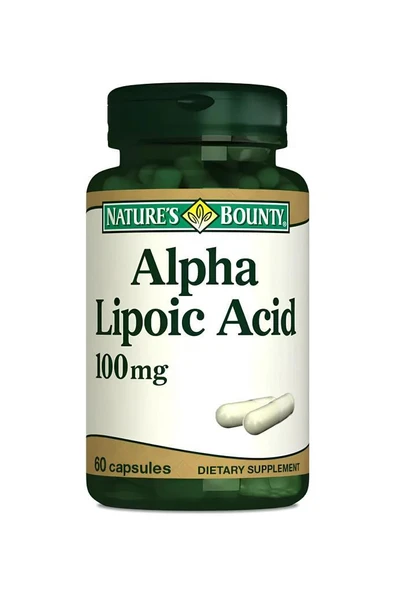 Natures Bounty Alpha Lipoic Acid 100 mg 60 Kapsül ürün görseli 1