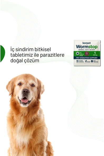 KorPet Kedi Köpek İç Dış Bitkisel Bakım Tablet damla + Hap yutturma aparatı Hediyeli FULL SET - Resim 3