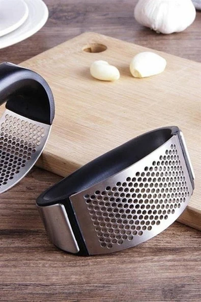 OLLEVRA Sarımsak Ezici Paslanmaz Çelik Garlic Press - Resim 6