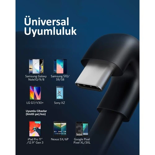 Anker Powerline Play Type-C Oyuncu Şarj Kablosu - 0.9m - Resim 7