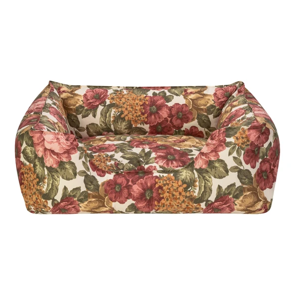 Pet Comfort Alpha  Gül Desenli Köpek Yatağı M 80x65cm ürün görseli 1