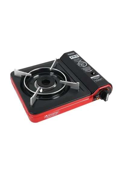 Orcamp Tekli Portatif Köşeli Ocak Kırmızı CK-505 - Resim 2