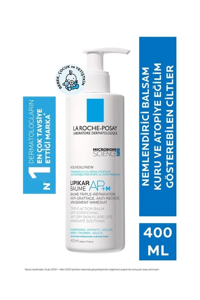 La Roche Posay Lipikar Baume Balsam Losyon AP+M 400 ml ürün görseli 1