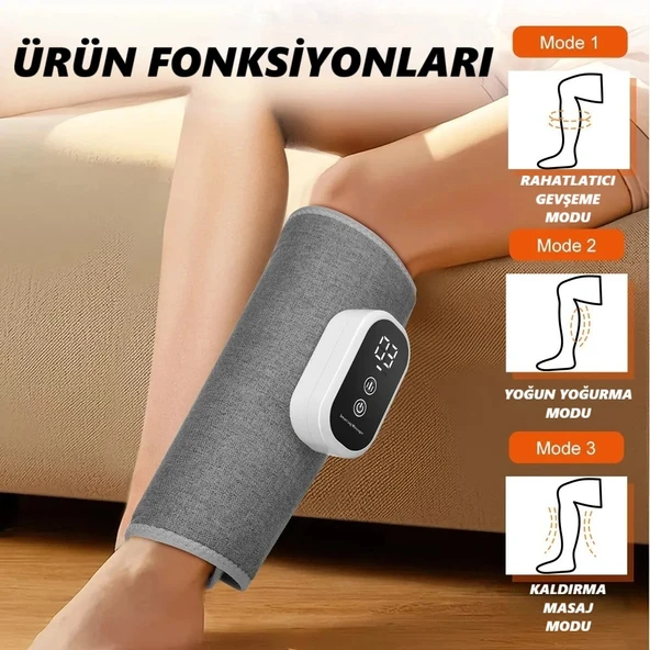 DailyTech Baldır Ayak ve Kol Masaj Aleti Şarjlı Hava Basınçlı - Resim 2