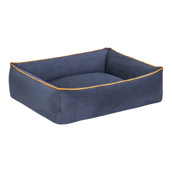 Pet Comfort Golf  Kedi ve Köpek Yatağı Parliament Mavi w Hardal Biye S 75x60cm - Resim 2