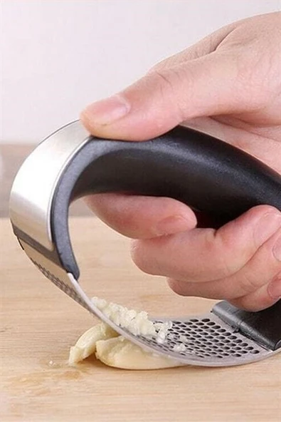 OLLEVRA Sarımsak Ezici Paslanmaz Çelik Garlic Press - Resim 5