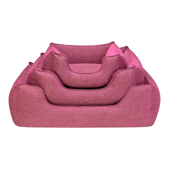 Pet Comfort Alpha  Fuşya Köpek Yatağı M 80x65cm - Resim 4