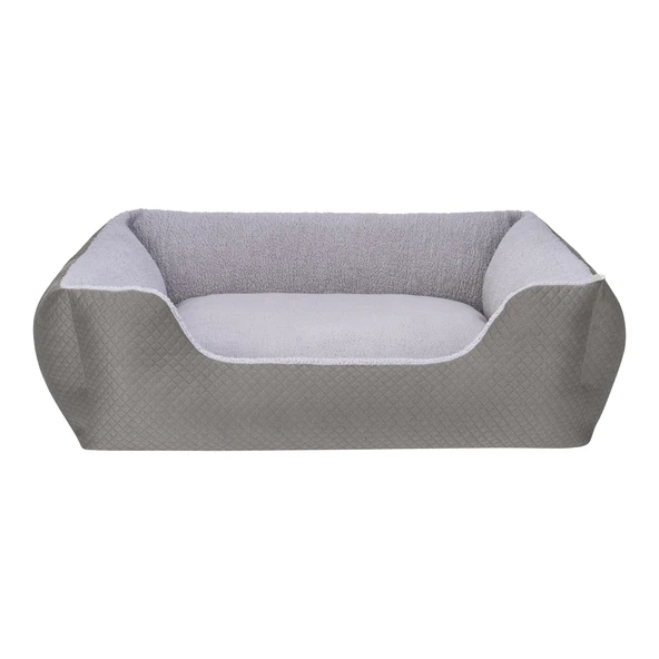 Pet Comfort Echo  Köpek Yatağı Gri/Gri Peluş L 105x80cm ürün görseli 1