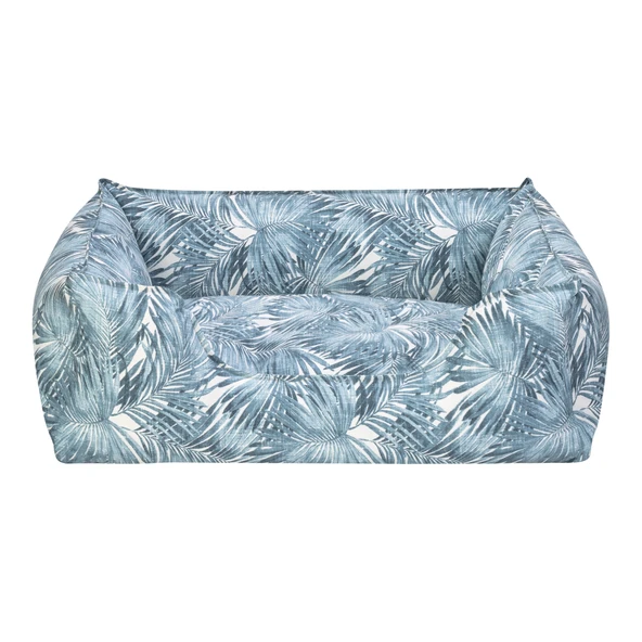 Pet Comfort Alpha  Mavi-Beyaz Köpek Yatağı M 80x65cm ürün görseli 1