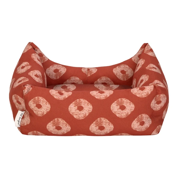 Pet Comfort Uniform Kiss Tarçın-Bej Kedi ve Köpek Yatağı S 50x40cm - Resim 3