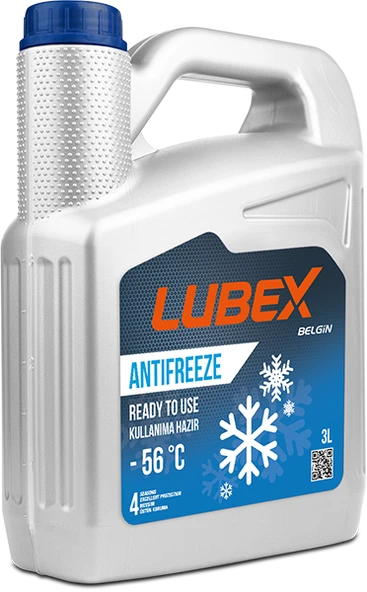 LUBEX ANTİFREEZE RTU MAVİ  -56 3 LT ürün görseli 1