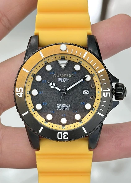 Qunatum Orijinal 2 Yıl Garantili Otomatik Su Geçirmez Çelik Kordon Erkek Kol Saati - Resim 2