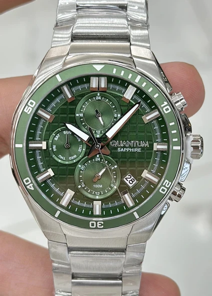 Qunatum Orijinal 2 Yıl Garantili Su Geçirmez Çelik Kordon Fonksiyonlu Erkek Kol Saati - Resim 5