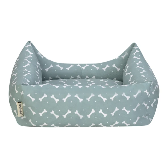 Pet Comfort Uniform Bone Mint-Beyaz Kedi ve Köpek Yatağı S 50x40cm - Resim 3