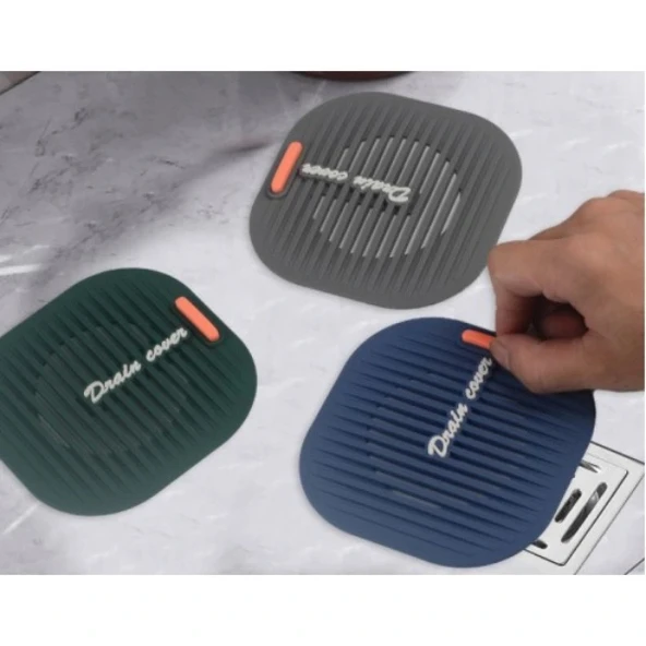 Süzgeçli Lavabo Gider Koruyucu Mat Gri - Resim 3