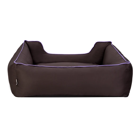 Pet Comfort Alpha  Köpek Yatağı Kahverengi w Mor Biye L 105x85cm - Resim 3