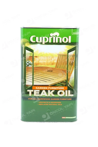 Cuprinol Cx Doğal ahşap tik yağı 5 lt /ŞEFFAF ürün görseli 1