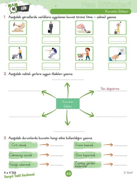 3. Sınıf 4x4’lük Yarıyıl Tatil Serüveni – Bilişsel Etkinlikler 2025 - Resim 6