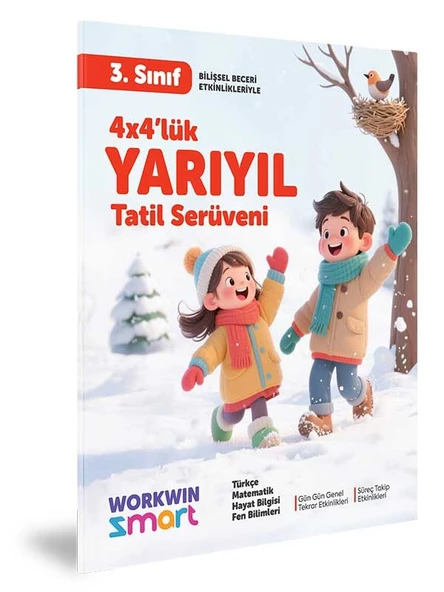 3. Sınıf 4x4’lük Yarıyıl Tatil Serüveni – Bilişsel Etkinlikler 2025 ürün görseli 1