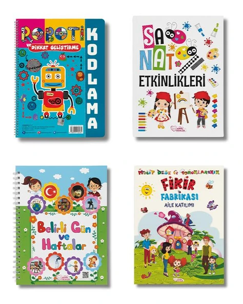 Mucit Dede ve Torunlarının Fikir Fabrikası Eğitim Seti Pembe Patikler - Resim 4