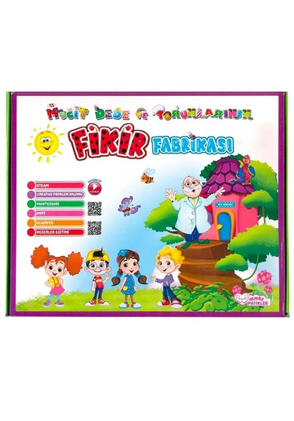 Mucit Dede ve Torunlarının Fikir Fabrikası Eğitim Seti Pembe Patikler ürün görseli 1