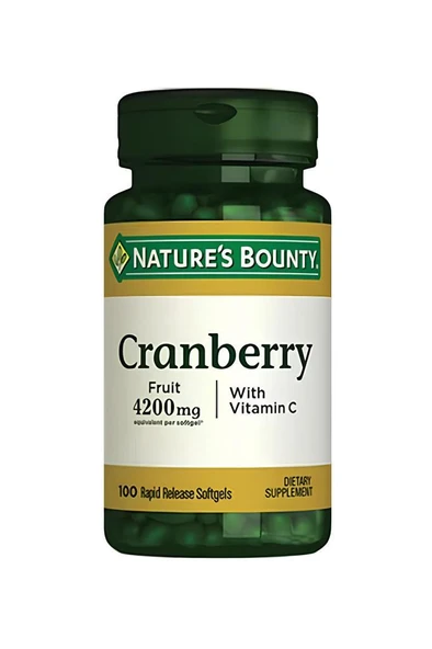 Natures Bounty Cranberry  Vitamin C 100  Kapsül ürün görseli 1